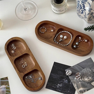 Aménagement multi-fentes en bois massif durable et esthétique naturel pour l'organisation Plateau en bois divisé pour la cuisine et la restauration - Product Image 3