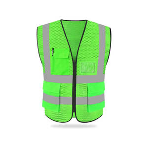 Gilet de sécurité personnalisé haute visibilité vêtements de travail réfléchissants gilet de sécurité haute visibilité unisexe réfléchissant - Product Image 6