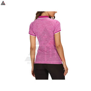 Camisa Casual para Mujer, Venta Directa de Fábrica, 100% Algodón, Tela de Lona, Ligera, Transpirable, Cuello Alto Acordonado, Tejido de Punto - Product Image 5