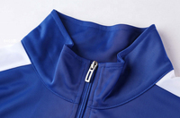 Mejor Oferta Conjuntos de Chándal de Fútbol Unisex Personalizados con Logotipo, de Primavera, Sólidos, para Entrenamiento, con Media Cremallera, Venta al por Mayor, Precio Económico