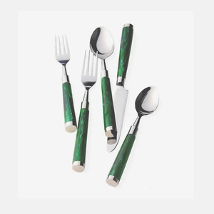 Juego de Cubiertos de acero inoxidable de 5 uds. De alta calidad para bodas y fiestas y uso en restaurantes al mejor precio - Product Image 3