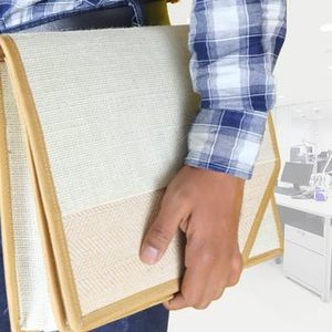 Handmade Premium Eco-<strong>Friendly</strong> Jute <strong>A4</strong> Size Files Keeper Executive <strong>Conference</strong> Document File <strong>Folder</strong> Gift Bag