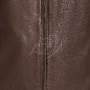 แจ็กเก็ตหนังคอตั้งสำหรับผู้ชายทำจากวัสดุที่ดีที่สุด - Product Image 6