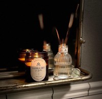 Diffuseur de parfum bio à la vanille, DIY, longue durée, en verre, écologique, sans parabène, sans alcool, parfum d'intérieur fait main en Inde 1