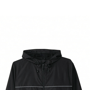 แจ็กเก็ตกันลมแห้งเร็วระบายอากาศได้ดีเสื้อกันลมสำหรับผู้ชายเสื้อผ้าของผู้ผลิต - Product Image 3