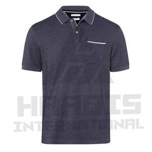 Nouveau design, logo personnalisé, polos à manches courtes pour hommes, polos décontractés pour hommes, polos en coton - Product Image 3