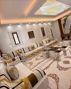 Sièges au sol orientaux, canapé ethnique, canapé Majlis arabe, canapé de style ottoman, ensemble Jalsa arabe, sièges au sol orientaux de luxe - Product Image 3