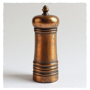 Molinillo de pimienta de acero inoxidable Premium, acabado en tono cobre, diseño moderno artesanal, duradero, respetuoso con el medio ambiente para Decoración - Product Image 6