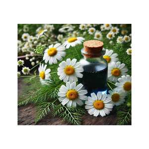 Huile de camomille bleue allemande 100% pure de bonne qualité, aromathérapie, huile parfumée à la camomille - Product Image 1