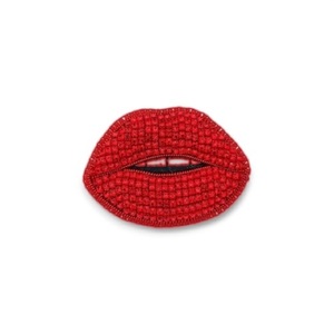 Broche de corazón con ojo bordado a mano y broche de moda con cuentas de alambre de lingotes - Product Image 3