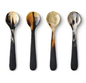 Corne de buffle et cuillère ensemble luxe vente chaude Buffalo cuillère décorative cuisine et maison servant MAAADE EN INDE - Product Image 4