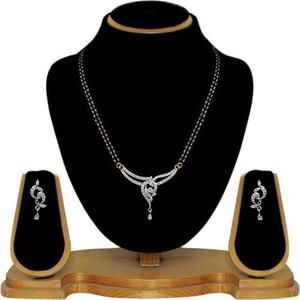 ชุดเครื่องประดับ TIP TOP fashions 1500617ลูกปัดสีดำ mangalsutra - Product Image 1