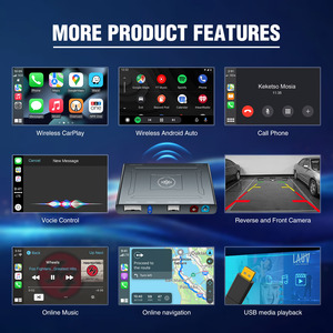 Ewaygps ตัวถอดรหัสอัตโนมัติแบบแอนดรอยด์ CarPlay ไร้สายสำหรับ Land Rover Sport Vogue Discovery 4 Jaguar XE XF ระบบ haman - Product Image 4
