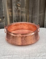 Elégant bol de pédicure professionnel en cuivre pour spa avec repose-pieds et baignoire noire écologique pour la maison et le salon