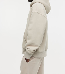 Sweat à capuche personnalisé en coton imprimé de haute qualité sweats à logo personnalisé hommes 260G surdimensionné grande taille sweats à capuche pour hommes - Product Image 2