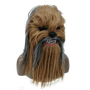 Masque en latex Chewbacca pour cosplay, accessoire de fête Star Wars pour Halloween, festivals et costumes - Product Image 2