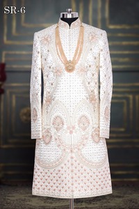 Concepteur Sherwani pour Hommes Boutique Pièce Sherwani Dernières Mens Sherwani Ensembles Indien Traditionnel De Mariage Usure - Product Image 4