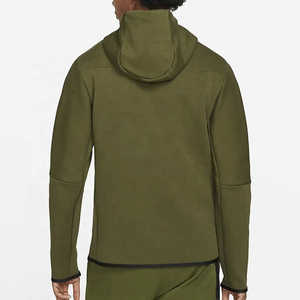 เสื้อมีฮู้ดผ้าฝ้ายโอเวอร์ไซส์สำหรับผู้ชายเสื้อกันหนาวมีฮู้ดพิมพ์โลโก้โฟมเฟรนช์เทอร์รี่ - Product Image 4