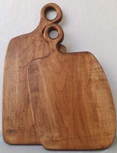 Planche à découper en bois d'acacia durable Planche à découper rectangulaire avec plateau en bois naturel à rainure profonde pour le fromage - Product Image 4