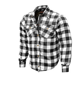 Camisa de franela pesada con camisa protectora para características de seguridad en el trabajo para motociclistas masculinos - Product Image 2