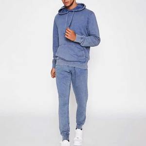 Survêtements lavés à l'acide grande taille avec logo personnalisé design unique manches longues à capuche imprimées de haute qualité pour l'hiver - Product Image 1