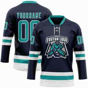 Maillot de hockey sur glace personnalisé en gros, nouveau design, haute qualité, meilleur matériau, prix raisonnable, service OEM disponible - Product Image 2