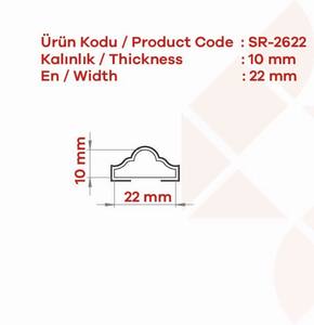 Modern <b>PVC</b>-Coated MDF Wood Surface Profile Decorative Interior <b>Trim</b> for Furniture Industry Accessories - Product Image 2