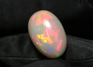 Ópalo Welo Blanco Natural de Calidad AA, Cabujón Suelto de 10.00 CT, Corte Brillante, Cristal de Ópalo para Joyería, Piedra de Nacimiento de Octubre, Certificado por Terceros - Product Image 5