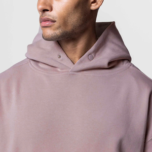 Ropa de calle de invierno de alta calidad, chándales ligeros de algodón estampados para hombre, pantalones de chándal con capucha y botones de talla grande personalizados, conjunto de 2 piezas - Product Image 4