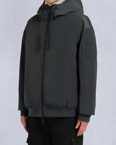 Sweat à capuche zippé décontracté de qualité supérieure pour homme, streetwear d'hiver, léger, ajustable, coupe moderne - Product Image 1