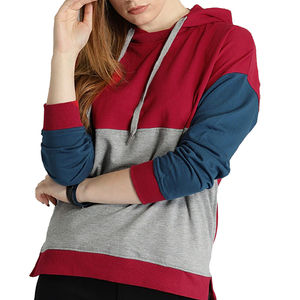 Best Selling Custom Made <b>Ladies</b> Pullover Hoodies <b>Long</b> Sleeve Winter Multi-Color Hooded All Sizes Available Front Logo Position - Product Image 4