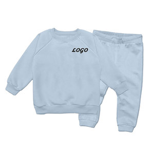 Nueva moda niños sudadera Jogger conjunto 100% chándales de algodón para primavera otoño servicio OEM - Product Image 2