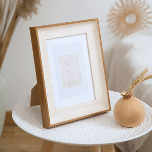 Cadre <span class=keywords><strong>photo</strong></span> en plastique ps brun noyer blanc <span class=keywords><strong>de</strong></span> style américain bon marché pour la décoration intérieure - Product Image 1