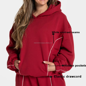 Women Winter Hoodie Sweatshirt Zipper Pocket Long Sleeve Warm Slim Fit Plus Size Harajuku Sudadera Mujer Casual Streetwear - Product Image 6