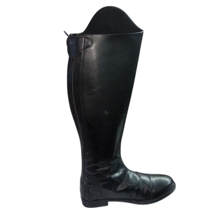 Botas de equitación cómodas y duraderas hechas de botas de equitación ecuestres de cuero genuino con cremallera YKK y suela TPR - Product Image 1
