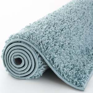 Tapis de sol uni bleu œuf de canard Netline Home Myshaggy - Product Image 5