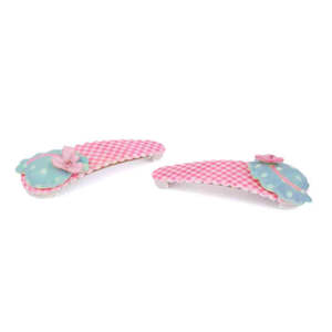 กิ๊บติดผมเด็กผู้หญิง 2 ชิ้น- สีชมพู - Product Image 2