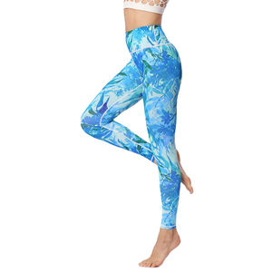 Nueva llegada Sublimación Legging Estilo personalizado Sublimación de llegada suave con calidad de excelencia Cintura elástica Leggings de yoga - Product Image 2