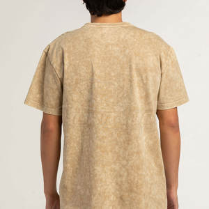 ขายตรงจากโรงงาน เสื้อยืดผู้ชายสไตล์ใหม่ ล้างสีแบบแอซิด ผลิตจากโพลีเอสเตอร์/คอตตอน ปรับแต่งได้ แห้งเร็ว MOQ ต่ำ - Product Image 6