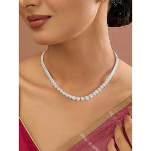 Collier de tennis en diamant américain de qualité AAA pour femme - Product Image 5