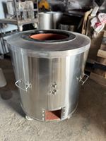 Four en argile indienne traditionnelle-Tandoorm de charbon de bois écologique durable pour la cuisine commerciale à domicile Équipement de cuisine commerciale