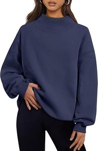 Sudadera holgada con estilo para mujer, Top de mezcla de algodón para la temporada de otoño e invierno - Product Image 5