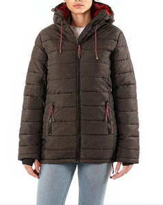 Blouson matelassé pour femme, tricoté sur mesure, imprimé avec votre logo, écologique, respirant, hiver 2026, service OEM - Product Image 6