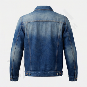 Chaqueta Vaquera Personalizada de Alta Gama para Hombre, Calidad Premium, Transpirable, Resistente al Viento, Cuello Alto, Reversible, Informal para Invierno - Product Image 2