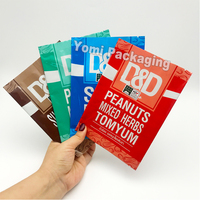 Sac de papier d'aluminium à impression personnalisée sacs en plastique transparents à joint arrière pour croustilles sac de croustilles personnaliser votre logo