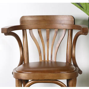 Juego de Mesa y Sillas de Comedor de Madera Estilo Retro KSL <span class=keywords><strong>para</strong></span> Cafetería, Restaurante, Restaurante Temático de Playa, Precio al por Mayor - Product Image 5