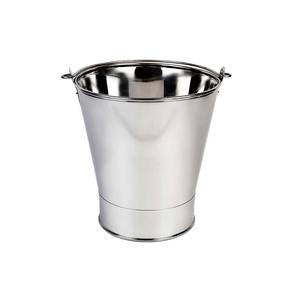 Cubo de Almacenamiento de Diseño Clásico en Latón con Asa de Metal para Uso en Hogar, Hotel, Restaurante y Fiestas - Product Image 1