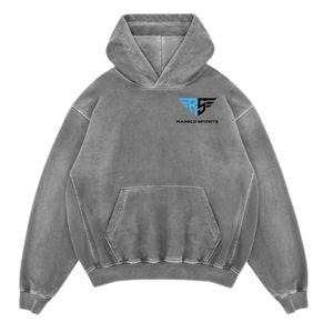 Vêtements d'hiver Acid Men Long Sleeve Washed Hoodies with Customized Color New Design Men Acid Wash Hoodies in Best-seller - Product Image 4