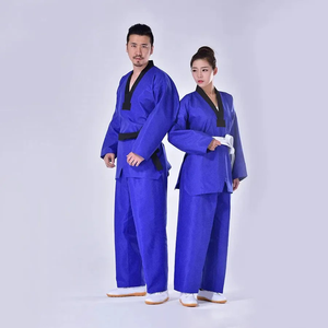 Logotipo Personalizado, el Mejor Fabricante, Duradero, para Hombre Adulto, Tela de 180g, Alta Calidad, Cómodo, Poliéster y Algodón, Taekwondo, Artes Marciales - Product Image 4