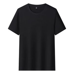 100% coton t-shirts hommes femmes à manches courtes solide mâle femme t-shirts t-shirts col rond t-shirt - Product Image 5